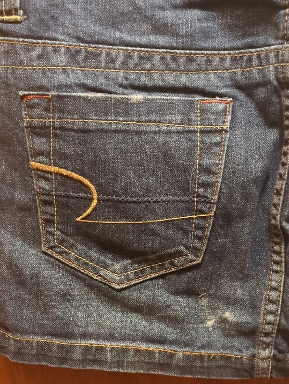 American Eagle Outfitters Dark Blue Denim Skirt - Picture 11 of 12